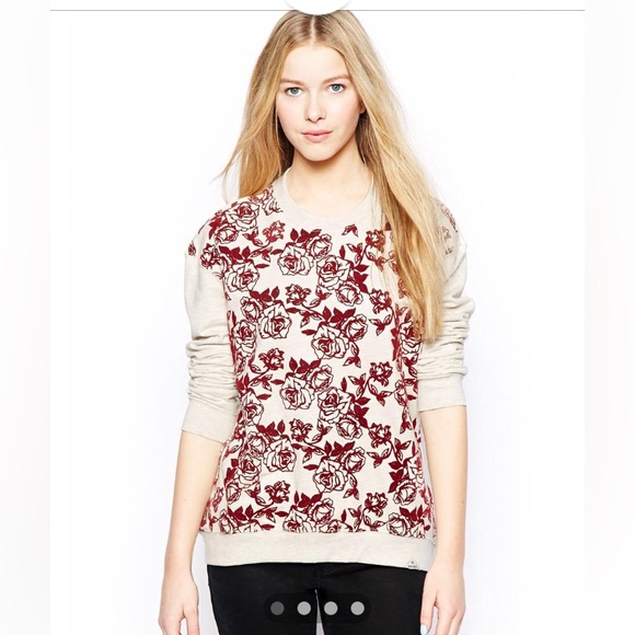 Bellfield Tops - Bell field floral sweatshirt